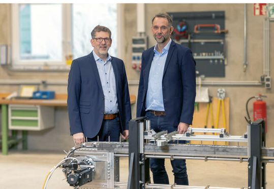 (Parallel zur Fertigung des Prototyps sind die Inhaber Marc Schlüter und Sascha Smaglinski bereits mit dem Vertrieb gestartet. Bild: Melior Motion)