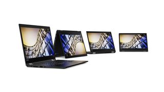 Das Thinkpad X13 ist ausschließlich mit Intels Core-vPro-Prozessoren der 10. Generation lieferbar. Ansonsten fährt Lenovo bei der neuen Thinkpad-Generation zweigleisig und bietet die Geräte größtenteils auch mit Ryzen-Pro-4000-Mobile-Prozessoren von AMD an. (Lenovo)