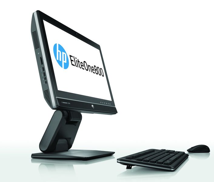 Befestigen lässt sich der AiO-Desktop durch eine Fuß-, oder eine VESA-Wandhalterung. (Bild: HP)