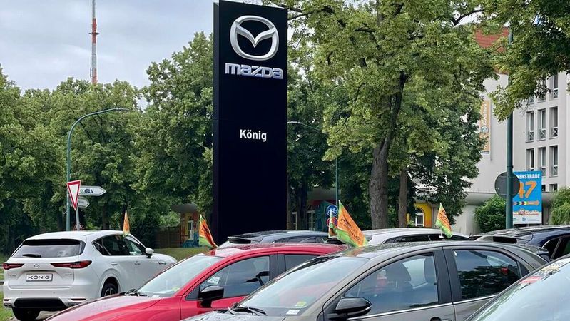 Die Berliner Autohausgruppe vertreibt die Marke Mazda seit diesem Jahr.(Bild:  Gotthard König)