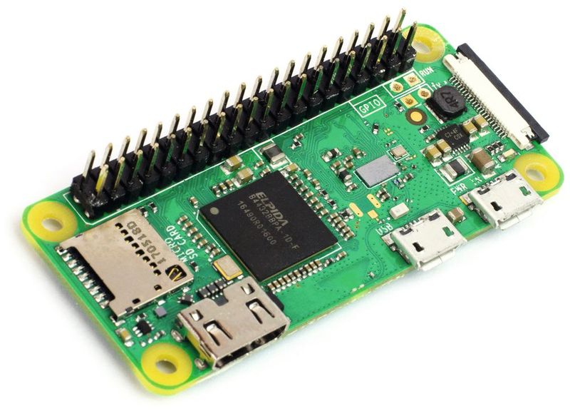 Raspberry Pi Zero WH: Endlich sind nicht nur Wireless-Funktionen sondern auch der Header wieder werksseitig im RPi. (Bild: raspberrypi.org)