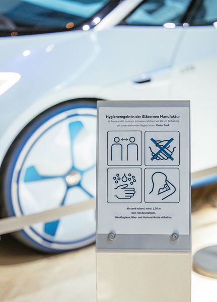 Produktionsanlauf mit Regeln: Hygiene ist das vorrangige Thema. (Oliver Killig)