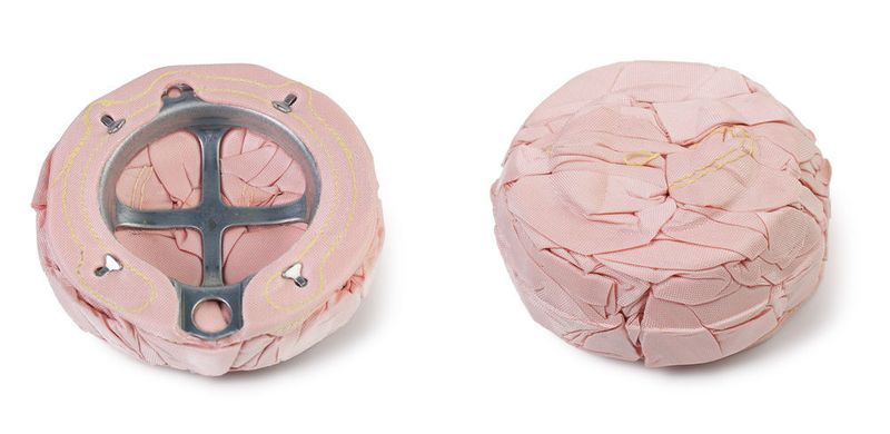 Zusammengefalteter Fahrer-Airbag für ein Takata-Lenkrad. (Takata)