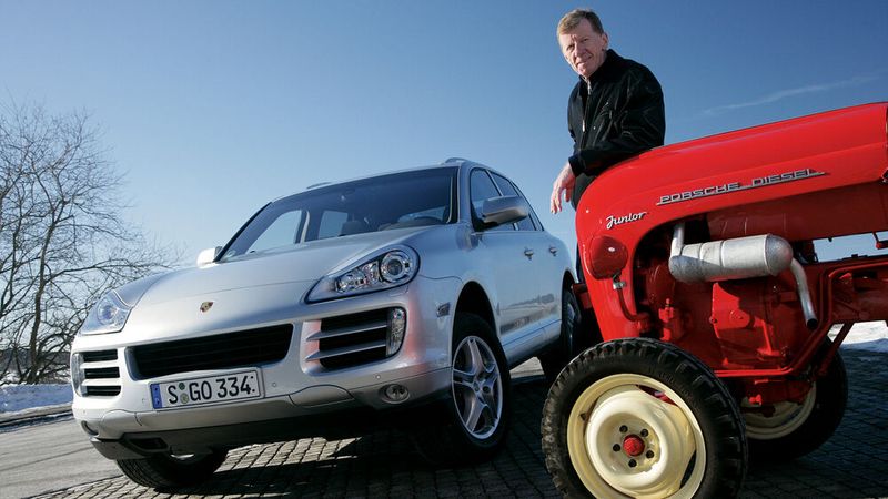 Doch der vermutlich erste Diesel seit dem Ende der Traktorenfertigung bei Porsche ergab in diesem Auto durchaus Sinn. (Bild: Porsche)