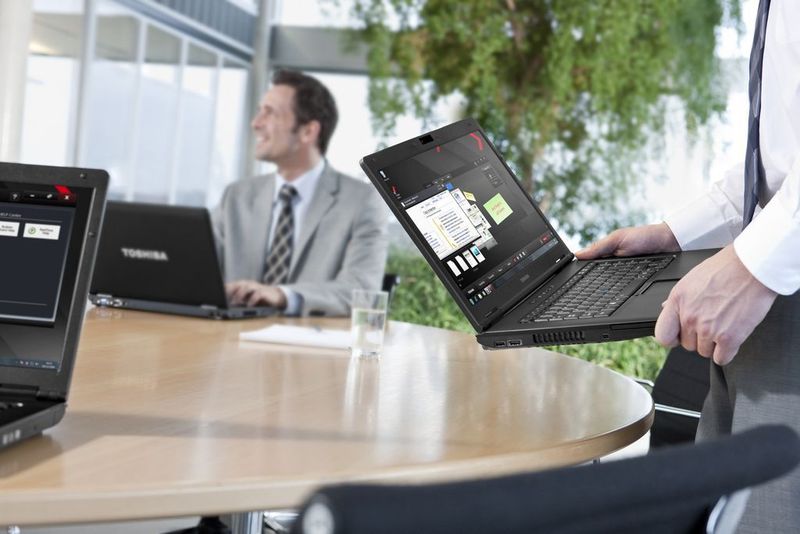 Highend-Ausstattung bietet die neue Tecra-S11-Reihe von Toshiba. (Archiv: Vogel Business Media)