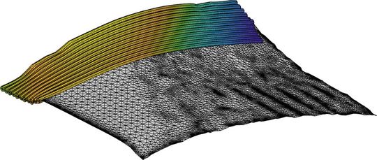 Die Bahnplanung der mehrachsigen Materialextrusion ist näher an der der subtraktiven 5-Achs-Fertigung als an der herkömmlichen Planung für das additive Verfahren.(Bild:  Universität Stuttgart)