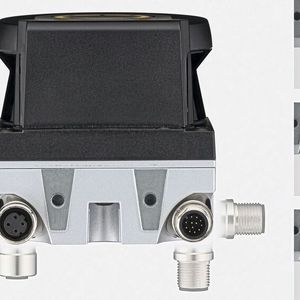 Kleines, aber äußerst hilfreiches Detail: Der drehbare Anschluss des Sicherheits-Laserscanners erlaubt eine flexible Kabelführung und somit eine platzsparende Montage des RSL 200. (Bild:  Leuze Electronik)