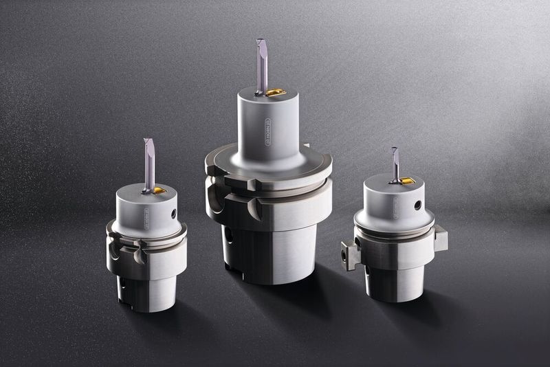 Horn bietet das Haltersystem mit unterschiedlichen Maschinenschnittstellen.(Bild:  Horn/Sauermann)