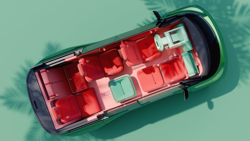 Unlike in many seven-seaters, the third row is actually meant to be usable and offers space for two children or one adult. (Source: Fiat)