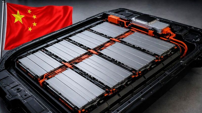 77 Prozent der EV-Batterien wurden im Jahr 2025 in Asien, vor allem in China, hergestellt. Das ist ein Anstieg um 7 Prozent im Vergleich zu 2024.(Bild:  KI-generiert)