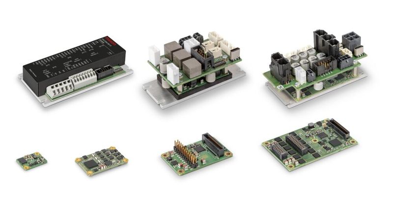 Escon2 product variants for integration on electronic boards or as ready-to-connect solutions. (Image:maxon)