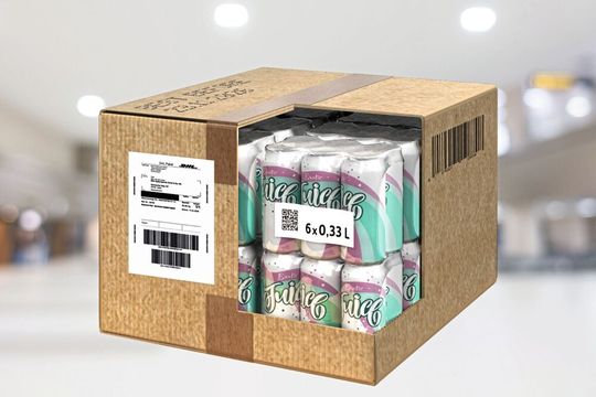 Auf der Logimat zeigt REA verlässliche Kennzeichnung für alle Verpackungsebenen.(Bild:  REA)