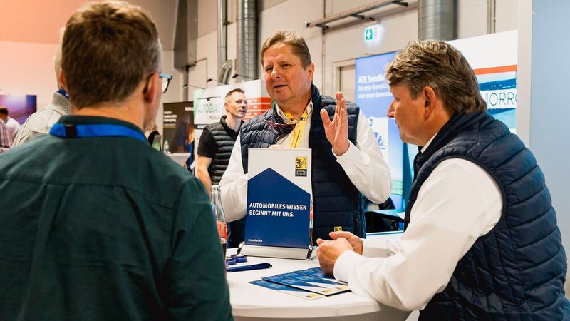 Auch die DAT war auf der Fachtagung dabei. (Bild: Stefan Bausewein)