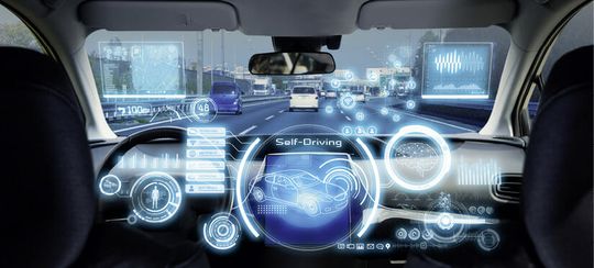 (Cockpit für autonomes Fahren. Bild: Ansys)