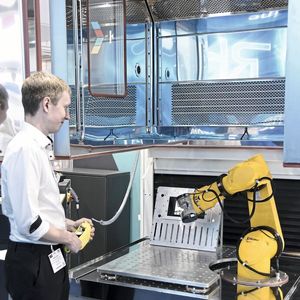 Die innovative Prüfzelle bei ihrem Messedebut auf der Automotive Testing Expo in Stuttgart.