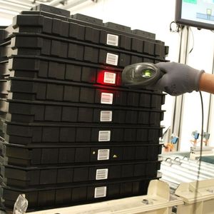 Zeitraubend: Früher erfolgte das Einlesen der Barcodes per Handscanner.