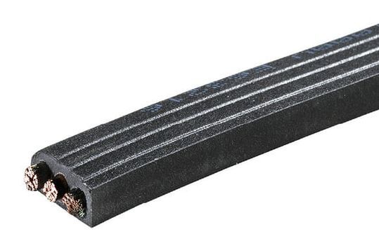 (Mit diesen Linienleitern in Keilform findet nur ein mini malinvasiver Eingriff in den Hallenboden statt. Bild: SEW-Eurodrive)