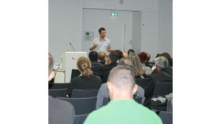 Prof. Dr. Peter Neubauer von der TU Berlin sprach in seinem Vortrag über die Bioprozessentwicklung im Zeitalter der Digitalisierung und intelligente Experimente als Schlüsselkomponente. (Ottleben/LABORPRAXIS)