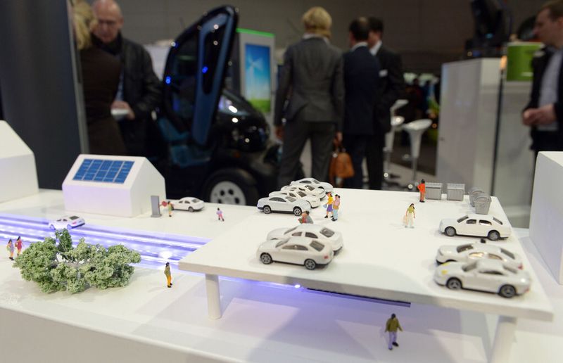 Angebote rund um Energie und Elektromobilität finden sich 2014 in den Hallen 11, 12, 13 und 27 der Hannover-Messe. (Bild: Hannover-Messe)