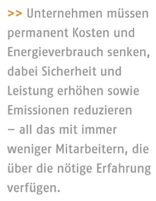 Mike Boudreaux, Director of Performance and Reliability Monitoring bei Emerson Process Management Zitat aus der PROCESS 10 2016 Die Hintergründe und einzelnen Beiträge zu den Zitaten finden Sie im jeweilgen ePaper in unserem Heftarchiv. ePaper-Archiv (Bild: PROCESS)