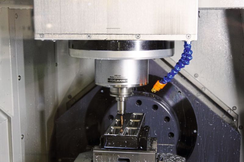 Pièce de démonstration usinée avec une Versa 745 lors de la dernière édition d'Innoteq à Berne. (Source : MSM)