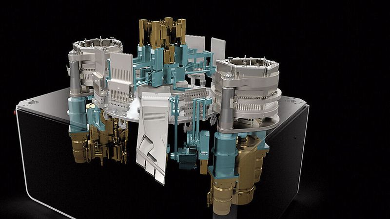 Designed for efficiency: The capsule filling machines in the FEC series are driven by servo and torque motors. This makes it possible to control and monitor each process step separately. The FEC40 and the FEC20 use identical format parts, which can be exchanged between the machines. (FETTE COMPACTING GmbH)