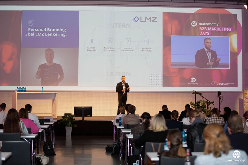 Impressionen von den B2B Marketing Days 2022. (Bild: marconomy)