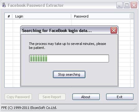 Nicht zu viel versprochen: Im Test benötigte der Elcomsoft Facebook Password Extractor entgegen seiner Ankündigung nur Sekunden, ... (Archiv: Vogel Business Media)