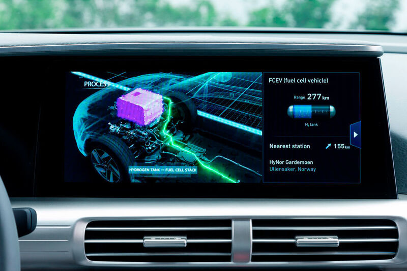Der optische Eindruck von Innovation setzt sich im Inneren fort. (Hyundai)