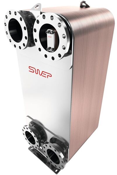 Gelöteter Plattenwärme-Übertrager bietet effiziente und platzsparende Wärmeübertragung  (SWEP)