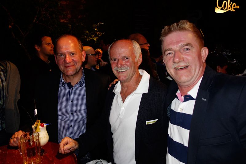 Branchenkenner unter sich (v. l.) Jürgen Krüger, Canon, Detlef Hörmann, Ingenieurbüro Hörmann, und Lothar Schütze, Bechtle. (Bild: IT-BUSINESS)