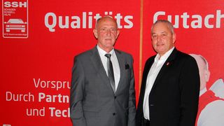 Altgesellschfter Reinhardt Miks (li.) wird die SSH interimsweise führen. Der Sprecher der Gesellschafter Frank Steinacker (re.) hatte das Ausscheiden des bisherigen Gesellschafters verkündet. (Bild: Wenz)