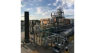 Alterra’s industrial-scale waste plastics liquefaction unit in Ohio, USA. (Alterra)