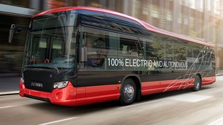 So oder so ähnlich könnte ein E-Bus von Scania aussehen. (Scania)