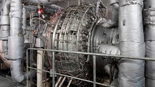 Die neue Gasturbine im Chemiepark Gendorf (Fotodesign Heiner Heine / Infraserv Gendorf)