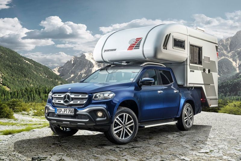 Die von Tischer zum Wohnmobil umgebaute X-Klasse kostet mindestens 75.000 Euro. (Mercedes-Benz)
