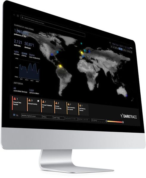Mit Nachdruck: „Darktrace Threat Vizualizer“ beim Scan von 2.121 Subnetzen (Darktrace)