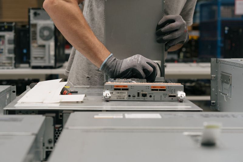 Jeder Arbeitsschritt im Refurbishmentwerk wird von Green IT Solution während des gesamten Wiederaufbereitungsprozesses dokumentiert. (Bild: Felix Finger)