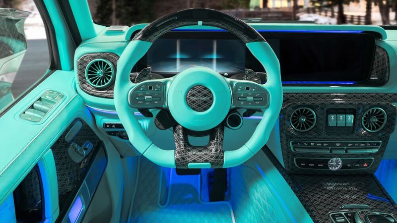 Im Gronos 6x6 setzt Mansory auf eine ganz eigene Interieurwelt. (Bild: Mansory)