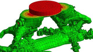 Ergebnis der Topologieoptimierung. (Fraunhofer-IPA/Robomotion)