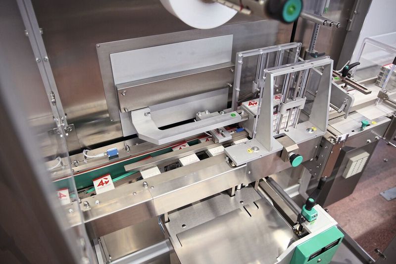 The company states that the new FA 04 machine can handle a production flow of 500 cartons per minute, arranged in 50 bundles of 10 cartons. (Marchesini Group )