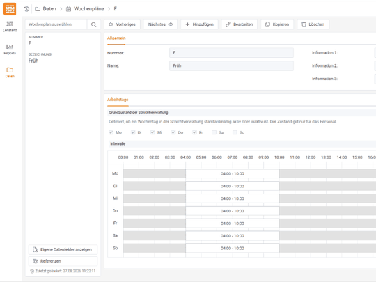 Individuelle Kalenderpflege für das Schichtmanagement direkt im Personalplanungs-Dashboard von Ganttplan.(Bild:  Dualis)