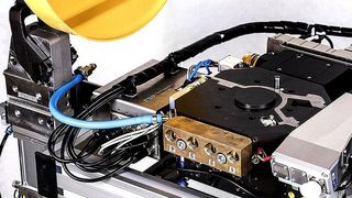 Das Werkzeugwechslersystem von RSP Robot System Products arbeitet vollautomatisch und selbstüberwachend. (Bild: RSP Robot System Products)