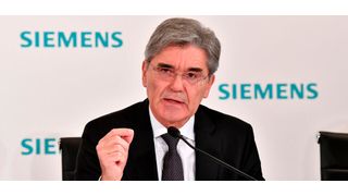 Siemens-CEO Joe Kaeser: Nach Aussage des Konzernchefs habe Siemens nicht vor, wegen der aktuellen Coronakrise stellen zu streichen. „Wegen einer vorübergehenden Beschäftigungsschwankung wird bei Siemens niemand das Haus verlassen“, sagte der scheidende Konzernchef Joe Kaeser im Interview der Passauer Neuen Presse. (Bild: Siemens)