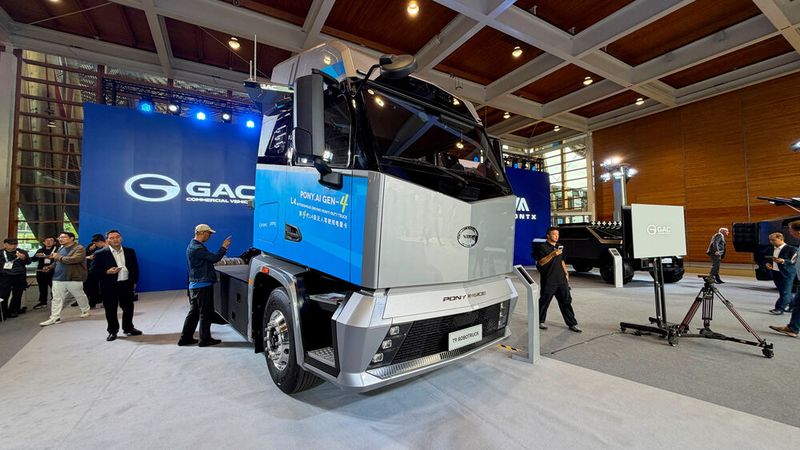 GAC has partnered with Pony.ai to develop a truck capable of Level 4 autonomous driving. (Image:Wehner - VCG)
