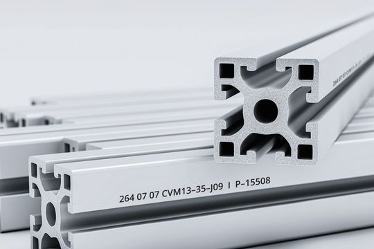 Auch extrudierte Kunststoffprofile lassen sich per Laser kennzeichnen.(Bild:  REA Elektronik)