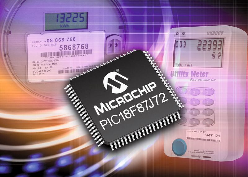 Bild 4: PIC18F87J72 von Microchip mit 2-Kanal-AFE aus PGAs und Delta-Sigma-Wandlern mit synchronisierter Abtastung bei 24 Bit Auflösung (Microchip)