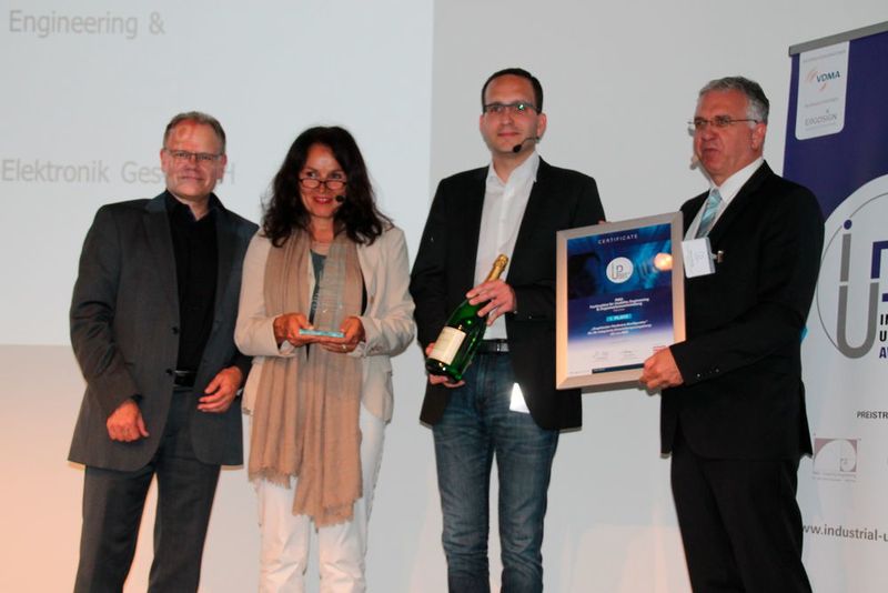 In diesem Jahr wurde auf dem Industrial Usabiltiy Day erstmals der Industrial Usability Award verliehen. Den ersten Platz konnte die Einreichung von PMO Usability-Engineering und B&R sichern – Copy & Paste: noch nie war Hardware-Konfiguration leichter. (Sariana Kunze/elektrotechnik)
