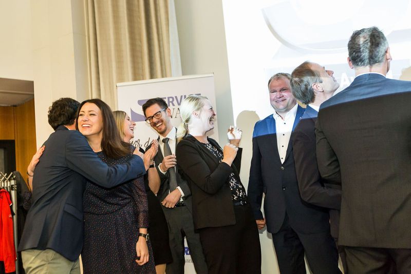 In diesem Jahr hat das Autohaus Bierschneider aus Mühlhausen das beste Ende für sich. Sieg beim Service Award 2017! (Stefan Bausewein)
