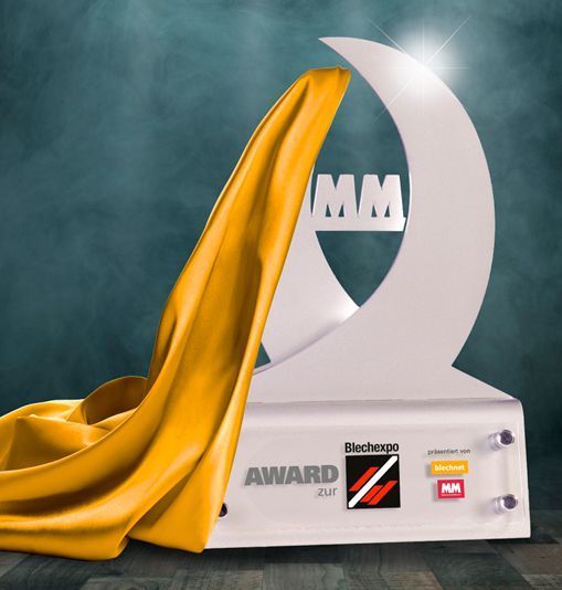 Die größten Innovationen der Blechexpo wurden am ersten Messetag ausgezeichnet. (VBM)